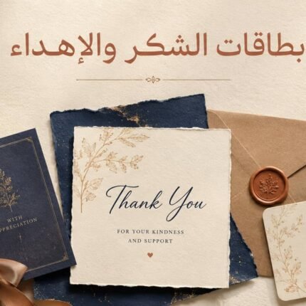 بطاقات الشكر والإهداء