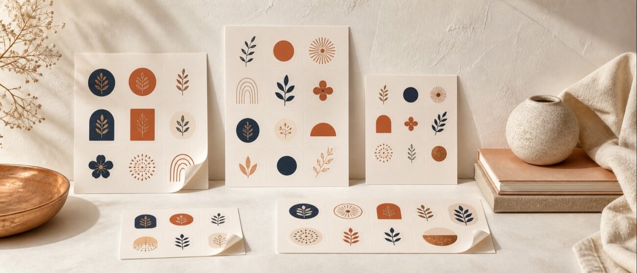Sticker Sheet — Paper Ink printing and packaging