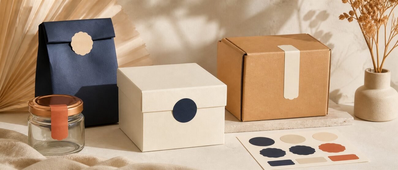 Packaging Stickers — Paper Ink printing and packaging
