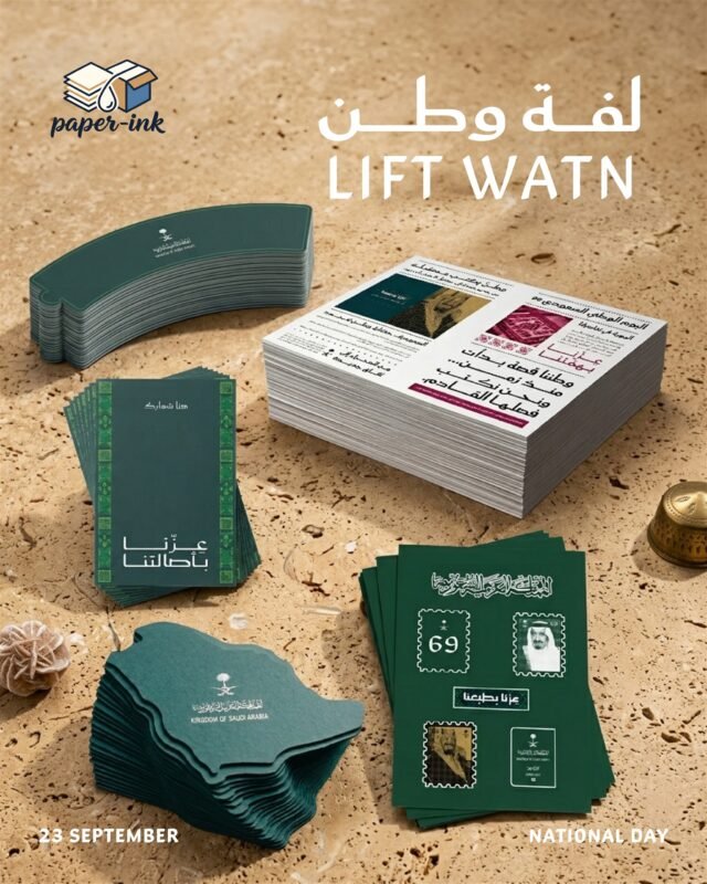 منتجات اليوم الوطني — مطبوعات وتغليف ورقة وحبر
