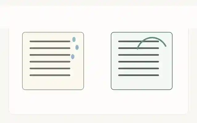 Side-by-side comparison of a laminated glossy restaurant menu and a plain paper menu