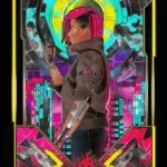 LumiPoster — Cyberpunk — neon glass