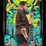 LumiPoster — سايبربانك — أسطورة المدينة