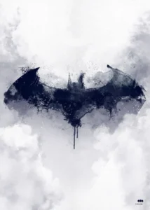 LumiPoster — Batman — out of smoke