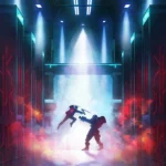 LumiPoster — سايبربانك — آدم سماشر