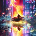 LumiPoster — سايبربانك — انعكاس النيون