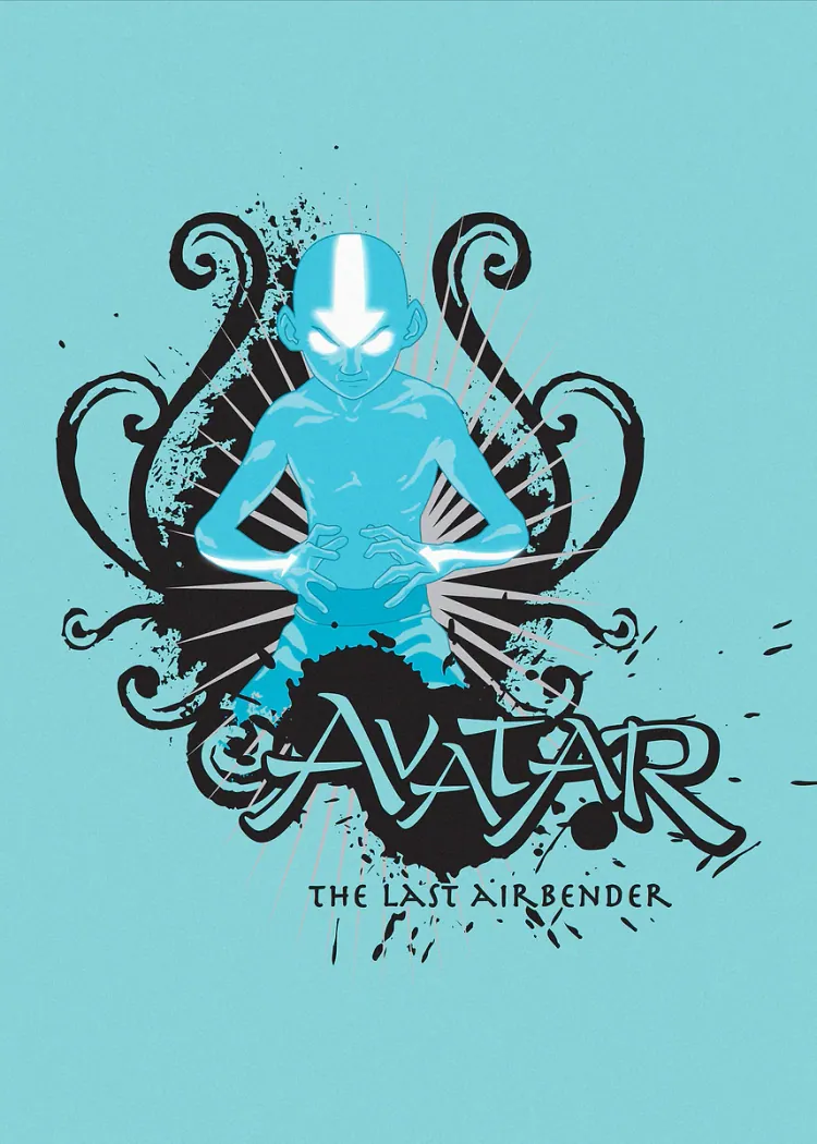 lumi-boards-anime-549306399d4463cd-1.webp LumiPoster — Avatar Aang contemplated the elements - Image 1