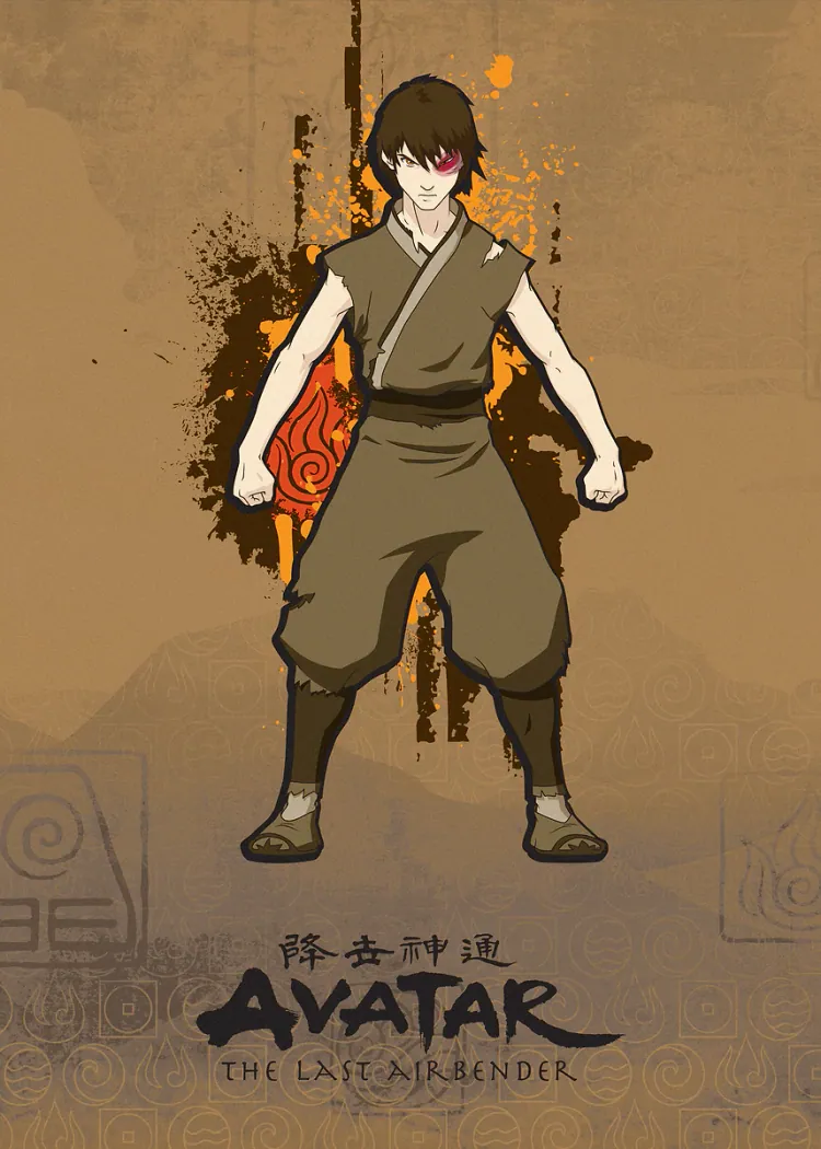 lumi-boards-anime-b7581a87dd792e1f LumiPoster — أفاتار زوكو شعلة النار - الصورة 1