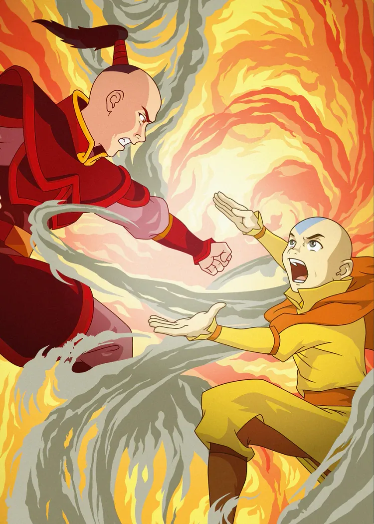 lumi-boards-anime-c83141446ded9beb-1.webp LumiPoster — Avatar Aang and Zuko - Image 1