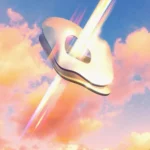 LumiPoster — قرص فضائي وقوس قزح