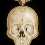 LumiPoster — Skull pocket watch