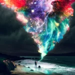LumiPoster — شاطئ وشلال كوني
