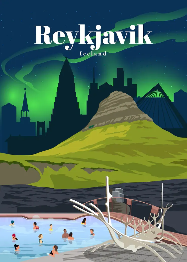 lumi-boards-art-0879832c024e2f02-1.webp LumiPoster — Reykjavik travel poster - Image 1