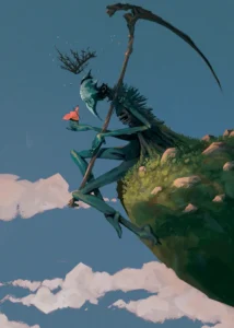 LumiPoster — Death guard above the clouds
