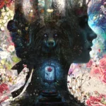 LumiPoster — Forest spirit and bear