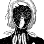 LumiPoster — An owl behind the features of a dream