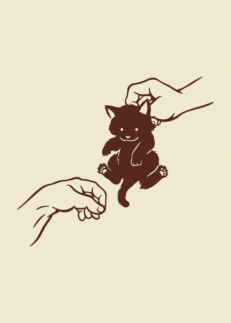 lumi-boards-art-18e945d39e26364f-1.webp LumiPoster — Kitten in hands - Image 1