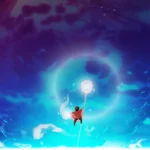 LumiPoster — A boy ascends into the light
