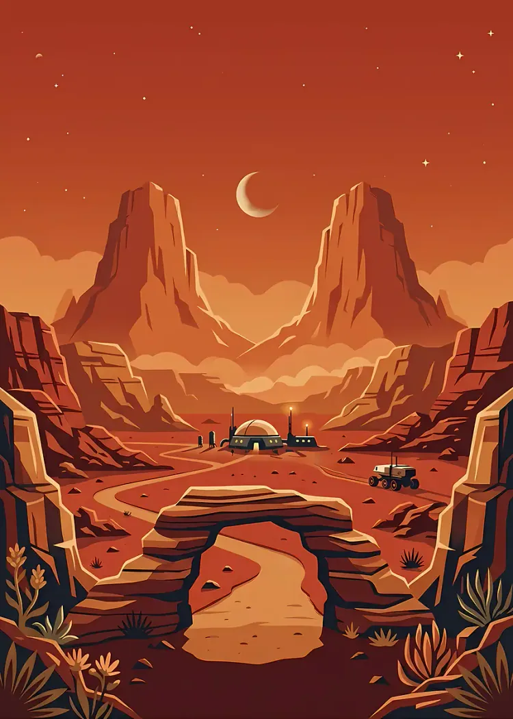 lumi-boards-art-1d17ee84da91e411-1.webp LumiPoster — Red Rocks Valley - Image 1