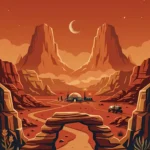 LumiPoster — وادي الصخور الحمراء