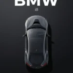 LumiPoster — BMW i8 — top view