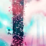 LumiPoster — عمود أزهار في السماء