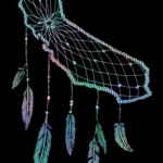 LumiPoster — صائد أحلام متعدد الألوان