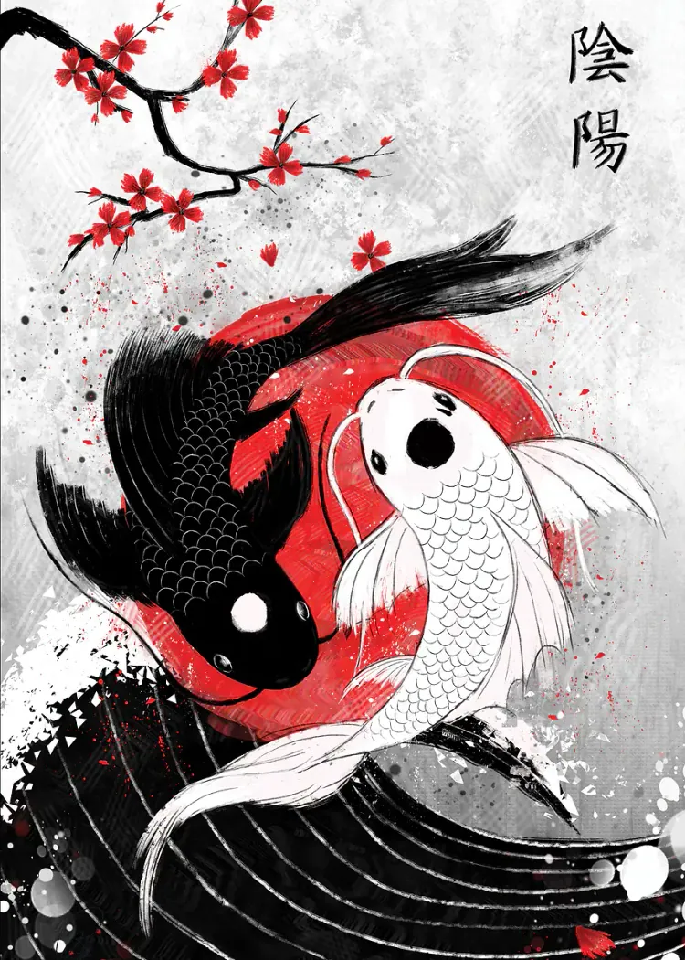lumi-boards-art-23702dbecb4ba257 LumiPoster — أسماك الكوي — التوازن - الصورة 1