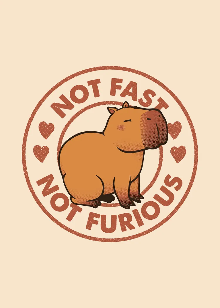 lumi-boards-art-24e9f7cf115743ac-1.webp LumiPoster — Capybara — calm and simple - Image 1
