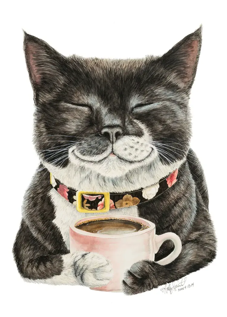 lumi-boards-art-2888eed90d316606-1.webp LumiPoster — The cat and the coffee cup - Image 1