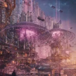LumiPoster — City of purple rings