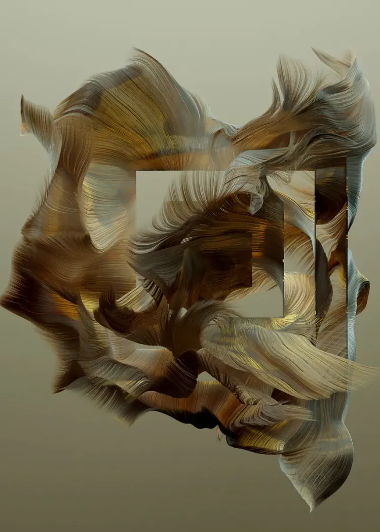 lumi-boards-art-2d75c878df2610d0 LumiPoster — تجريد تموجات الزيتون - الصورة 1