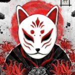 LumiPoster — Red fox mask