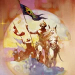 LumiPoster — Knights under the golden moon
