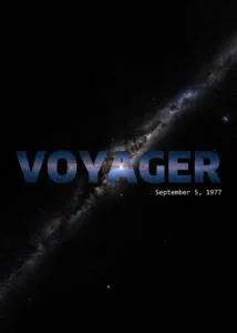 LumiPoster — Voyager 1977 and the Milky Way