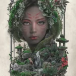 LumiPoster — حارسة الغابة الخضراء