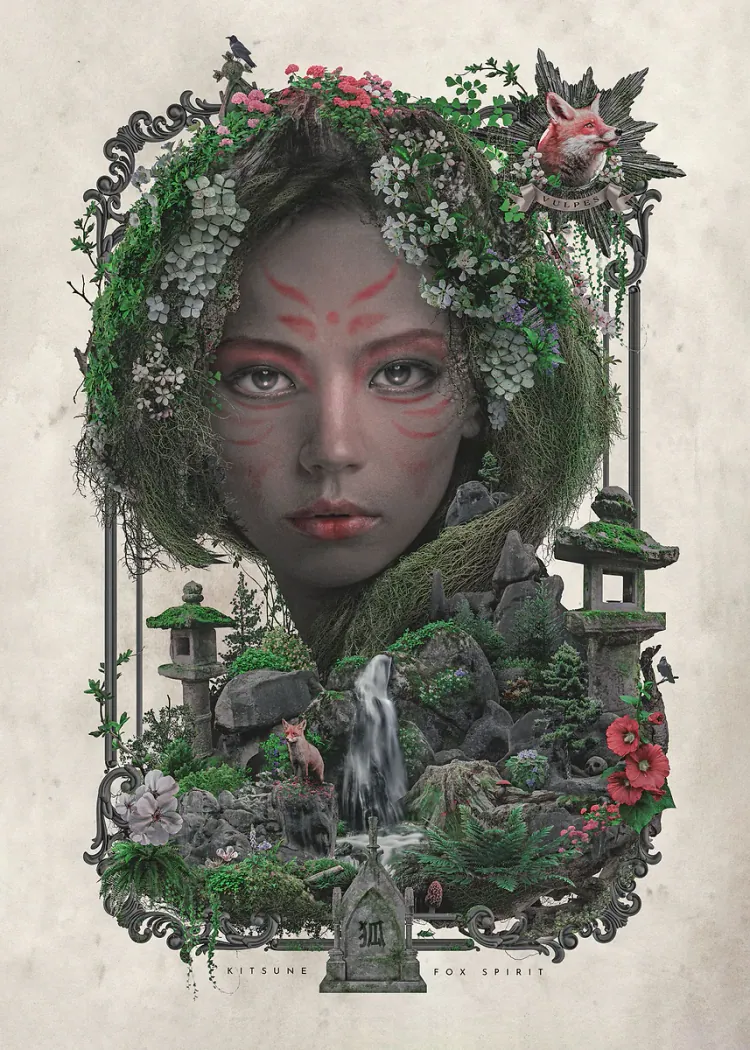 lumi-boards-art-37984347c727ed4c LumiPoster — حارسة الغابة الخضراء - الصورة 1