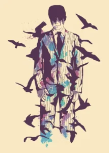 LumiPoster — Man and bird shadows