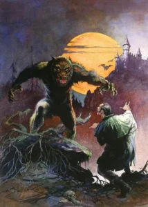LumiPoster — Moon monster and castle