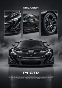 LumiPoster — McLaren P1 GTR — details