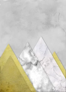 LumiPoster — قمم رخامية وذهبية