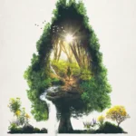 LumiPoster — شجرة تحتضن غابة