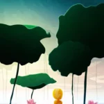 LumiPoster — Quiet between lotus leaves