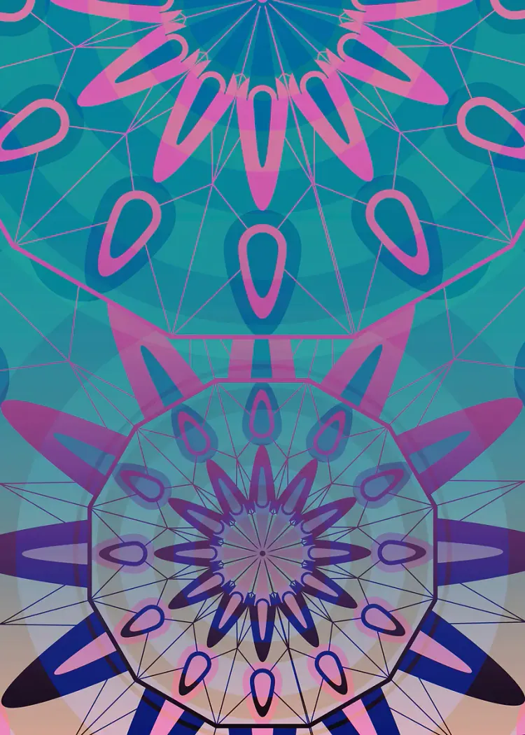 lumi-boards-art-4a31f988e81ec67b-1.webp LumiPoster — Blue and purple geometric circles - Image 1