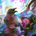 LumiPoster — بورتريه الغراب والألوان