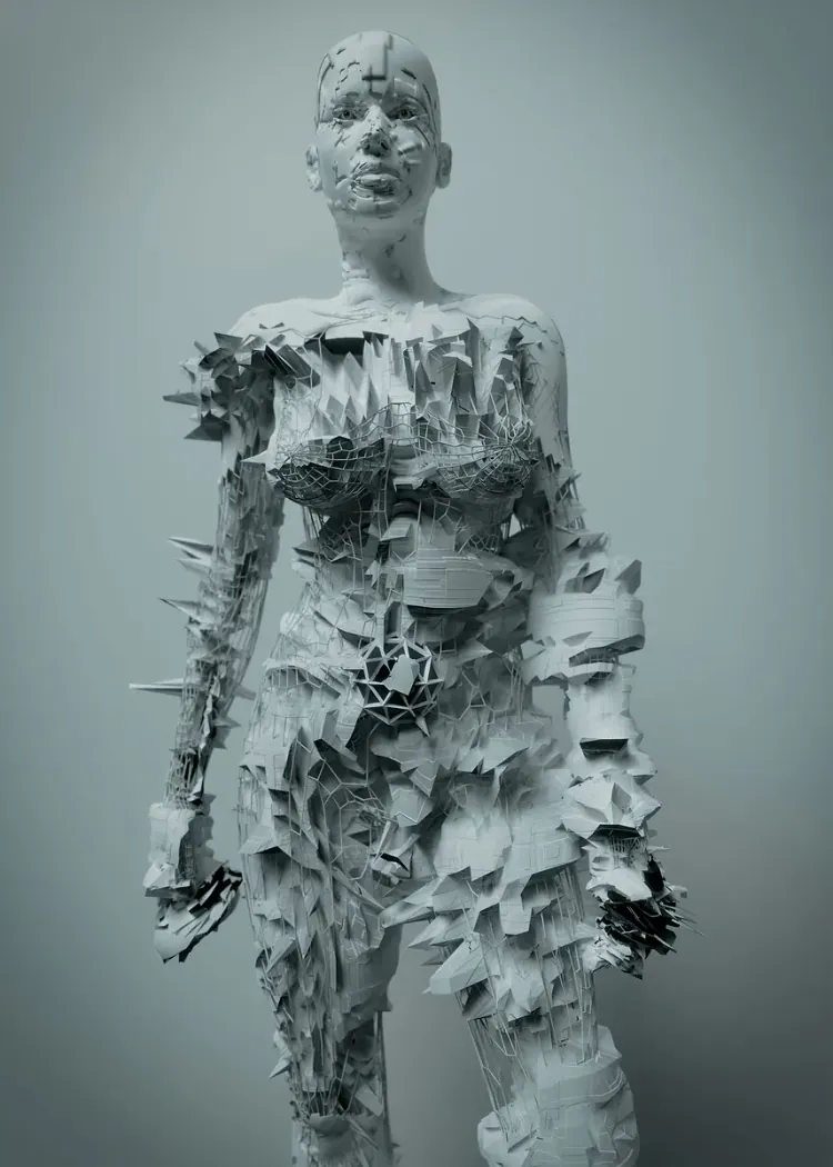 lumi-boards-art-54fb280d2ed6c218 LumiPoster — تمثال بشظايا حجرية - الصورة 1