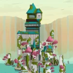 LumiPoster — Dream house over water
