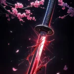 LumiPoster — Sword and cherry blossoms