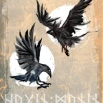 LumiPoster — Hugin and Munin are crows of legend