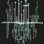 LumiPoster — City of digital circuits